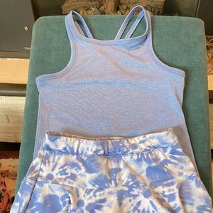 Tennis skort/matching tank outfit little girls